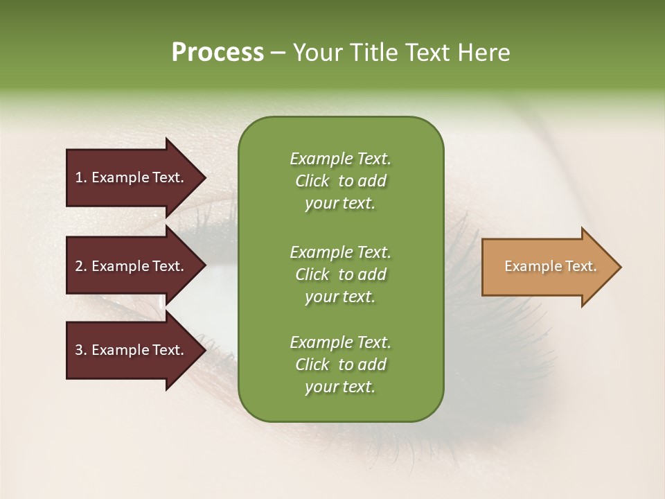 Portrait Girl Facial PowerPoint Template