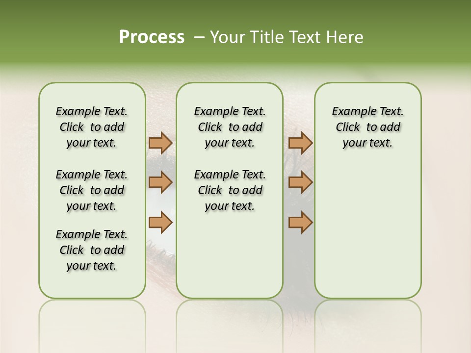 Portrait Girl Facial PowerPoint Template