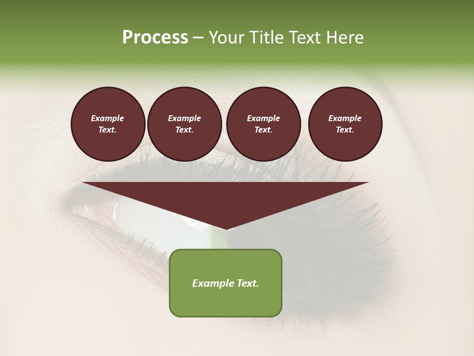 Portrait Girl Facial PowerPoint Template