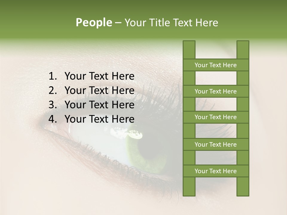 Portrait Girl Facial PowerPoint Template