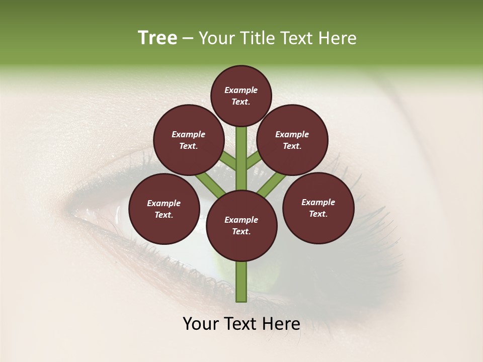 Portrait Girl Facial PowerPoint Template