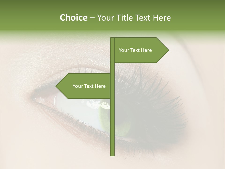 Portrait Girl Facial PowerPoint Template