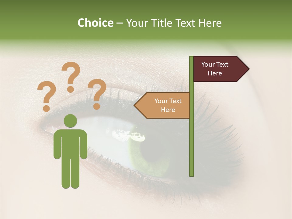 Portrait Girl Facial PowerPoint Template