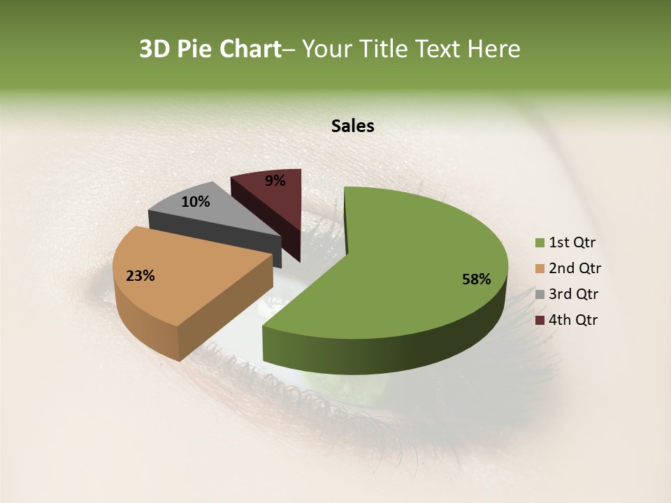 Portrait Girl Facial PowerPoint Template