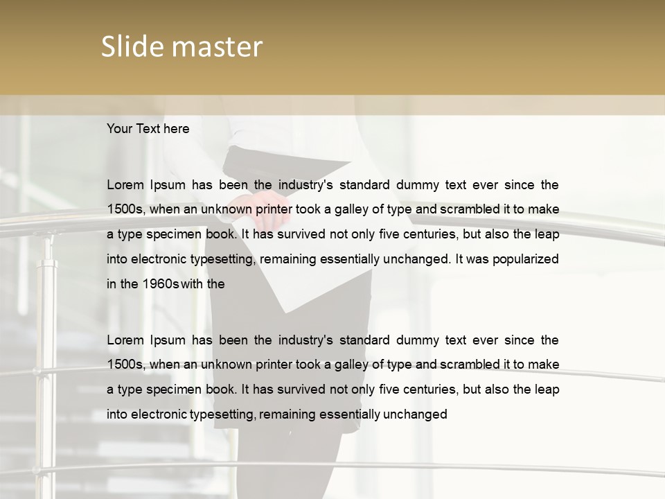 Organizer Professional Worker PowerPoint Template
