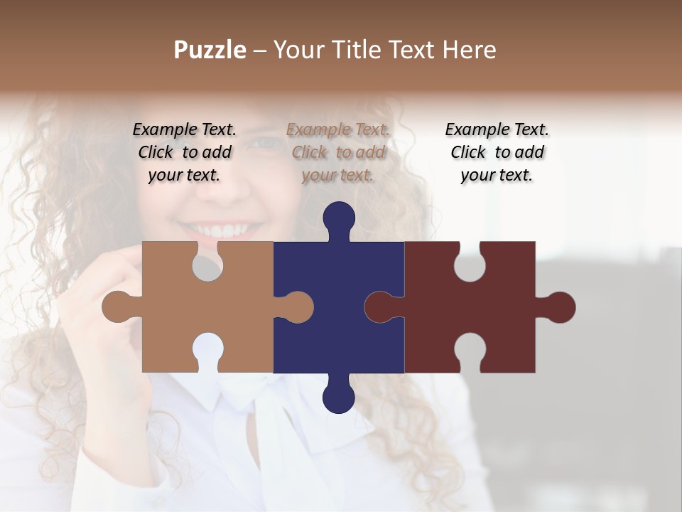 Telemarketing Microphone Consultation Woman PowerPoint Template