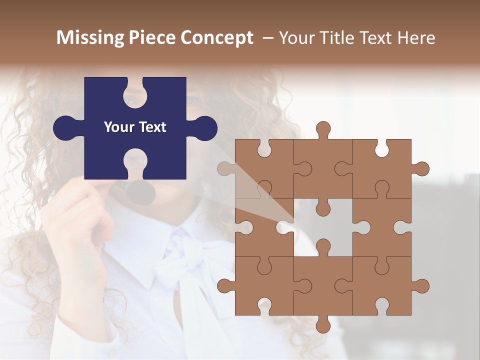 Telemarketing Microphone Consultation Woman PowerPoint Template