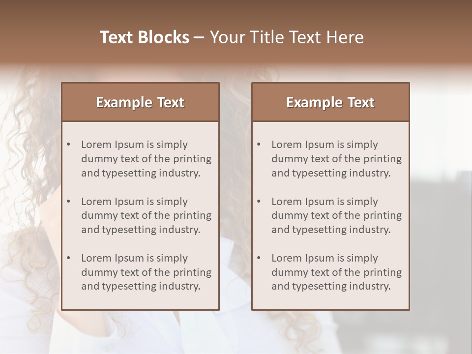 Telemarketing Microphone Consultation Woman PowerPoint Template