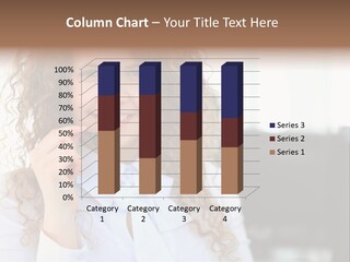 Telemarketing Microphone Consultation Woman PowerPoint Template