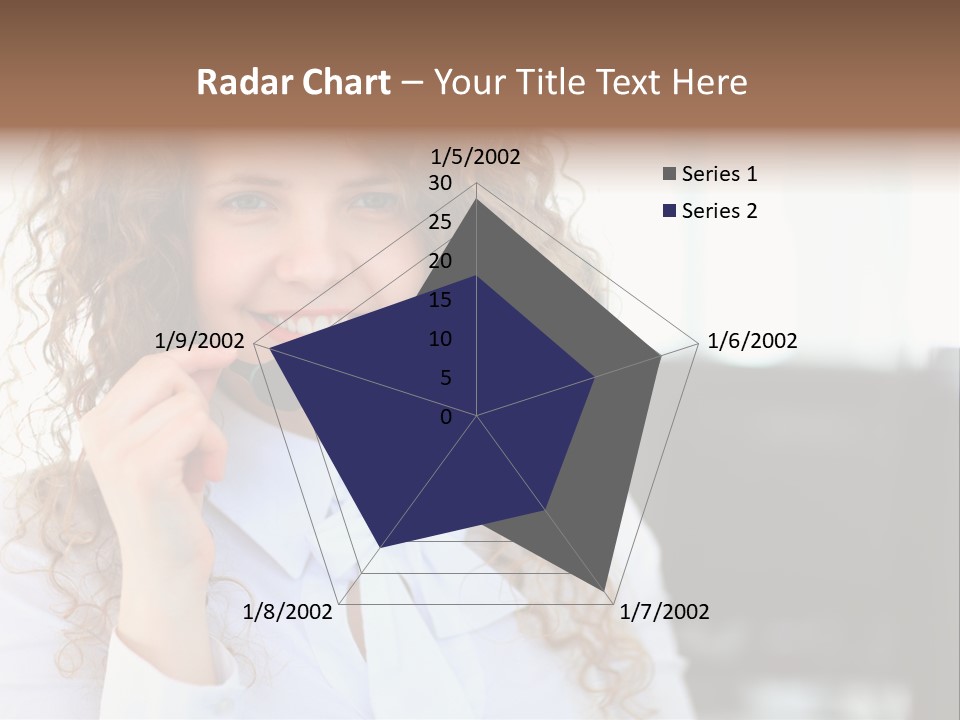Telemarketing Microphone Consultation Woman PowerPoint Template