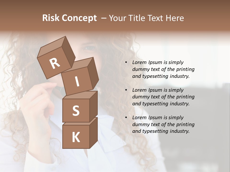 Telemarketing Microphone Consultation Woman PowerPoint Template