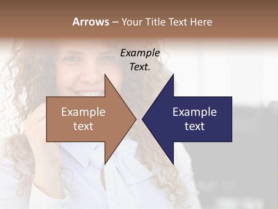 Telemarketing Microphone Consultation Woman PowerPoint Template