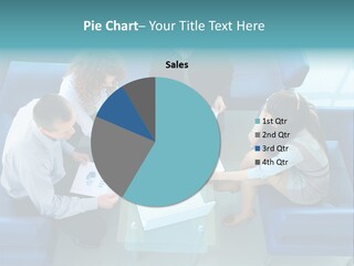 Business Male Teamwork PowerPoint Template