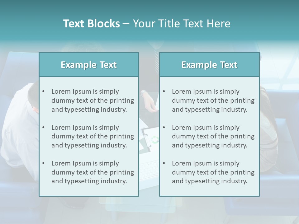 Business Male Teamwork PowerPoint Template