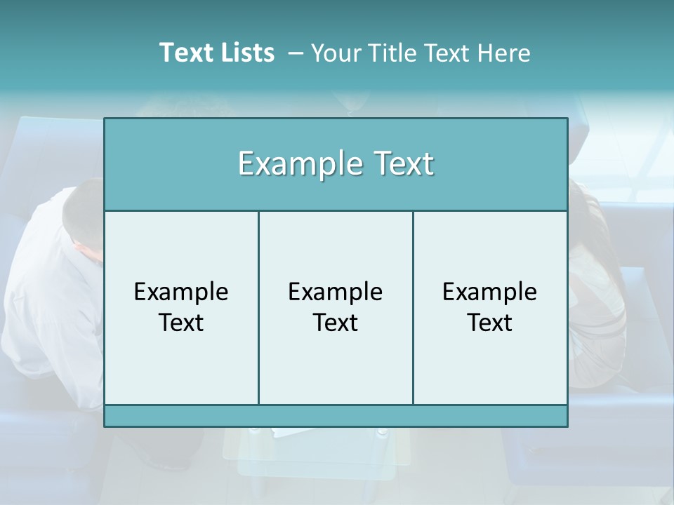 Business Male Teamwork PowerPoint Template