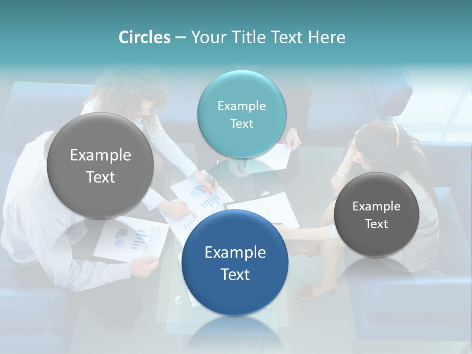 Business Male Teamwork PowerPoint Template