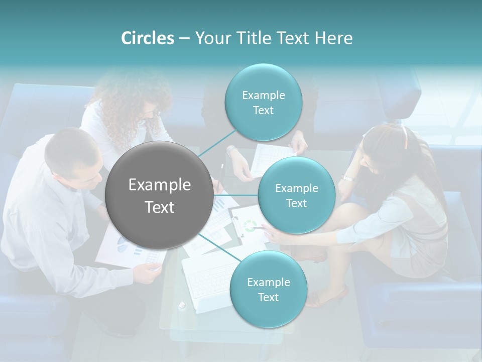 Business Male Teamwork PowerPoint Template