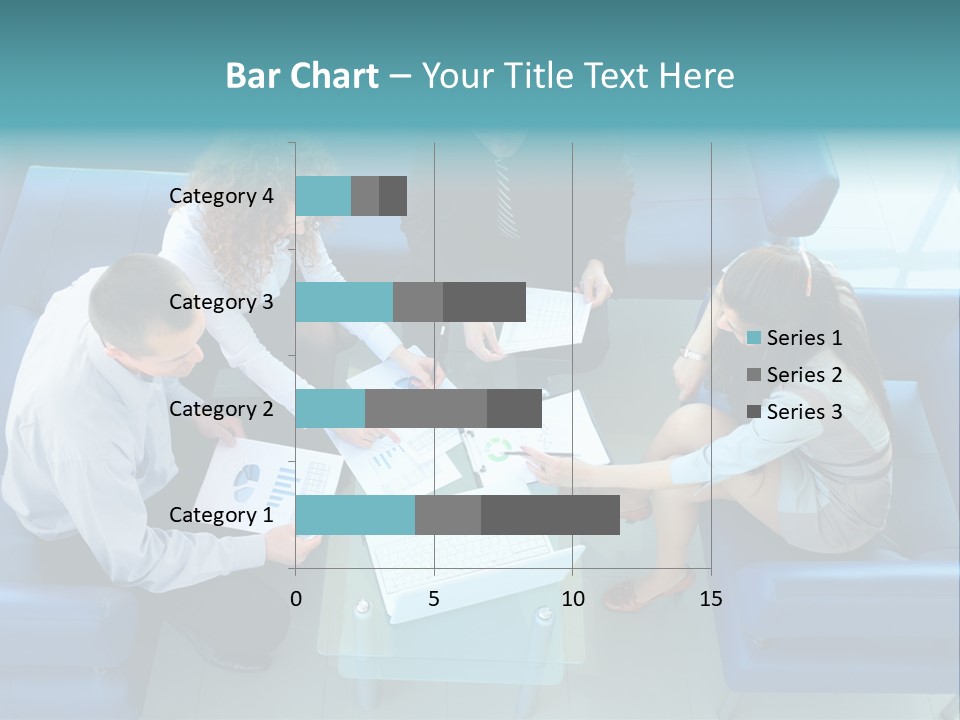 Business Male Teamwork PowerPoint Template