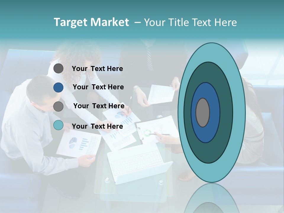 Business Male Teamwork PowerPoint Template