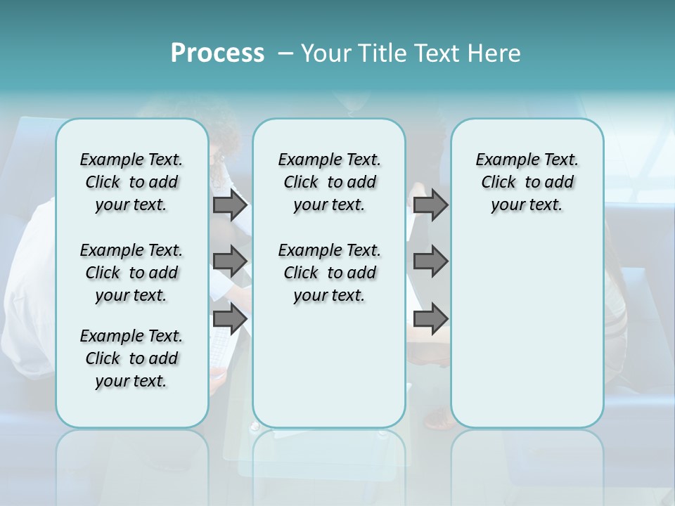 Business Male Teamwork PowerPoint Template