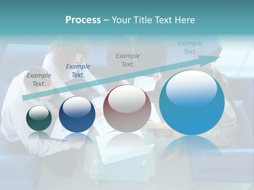 Business Male Teamwork PowerPoint Template