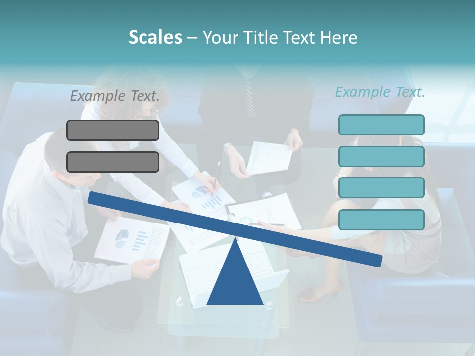Business Male Teamwork PowerPoint Template