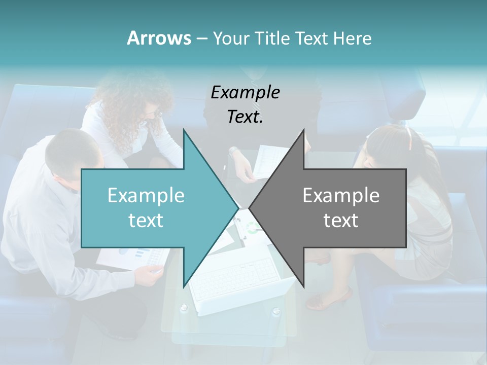 Business Male Teamwork PowerPoint Template