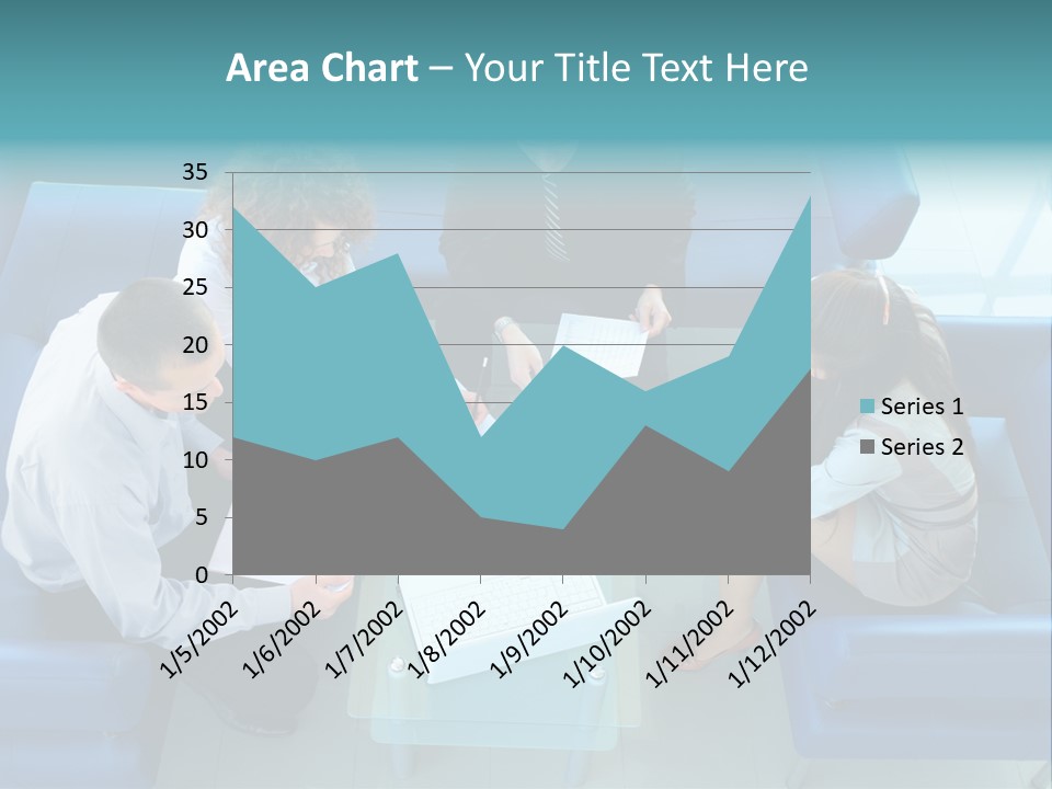 Business Male Teamwork PowerPoint Template