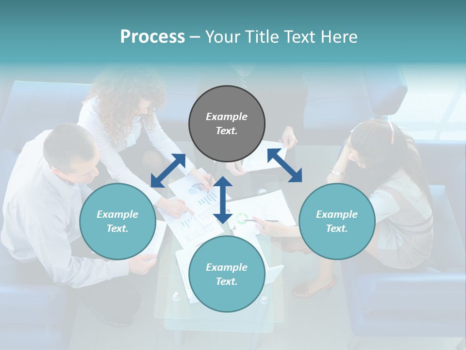 Business Male Teamwork PowerPoint Template