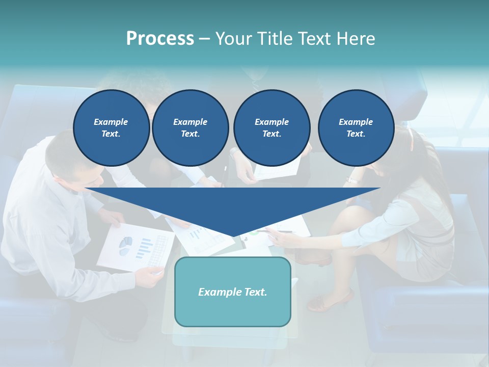 Business Male Teamwork PowerPoint Template