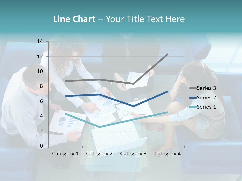 Business Male Teamwork PowerPoint Template