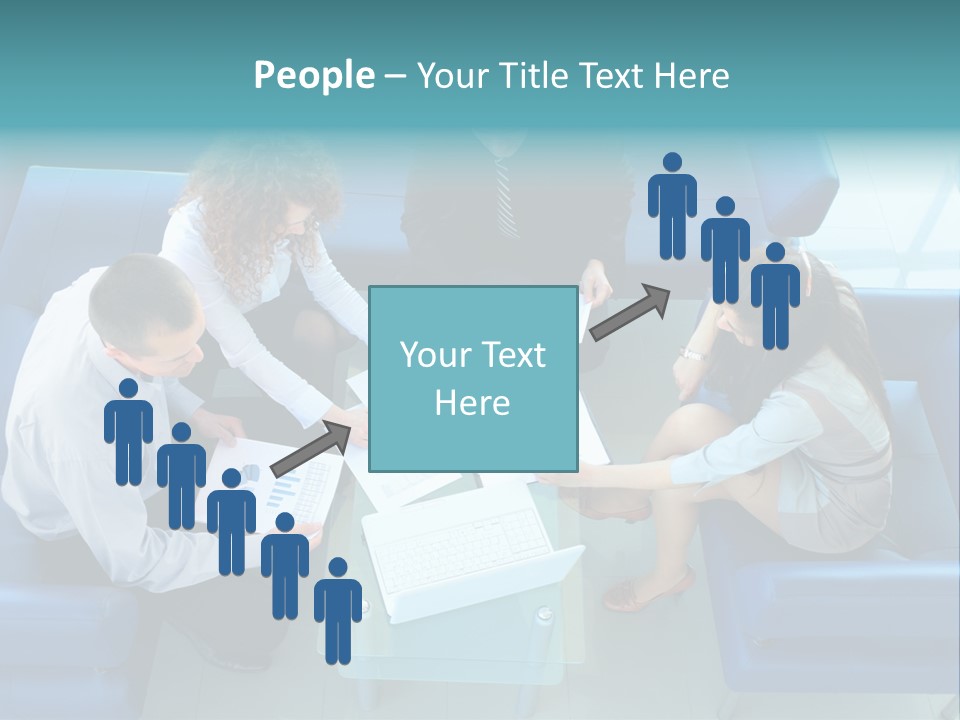 Business Male Teamwork PowerPoint Template