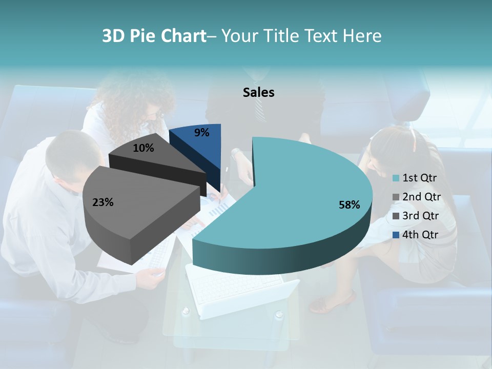 Business Male Teamwork PowerPoint Template