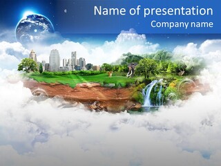 World Concept Planet PowerPoint Template