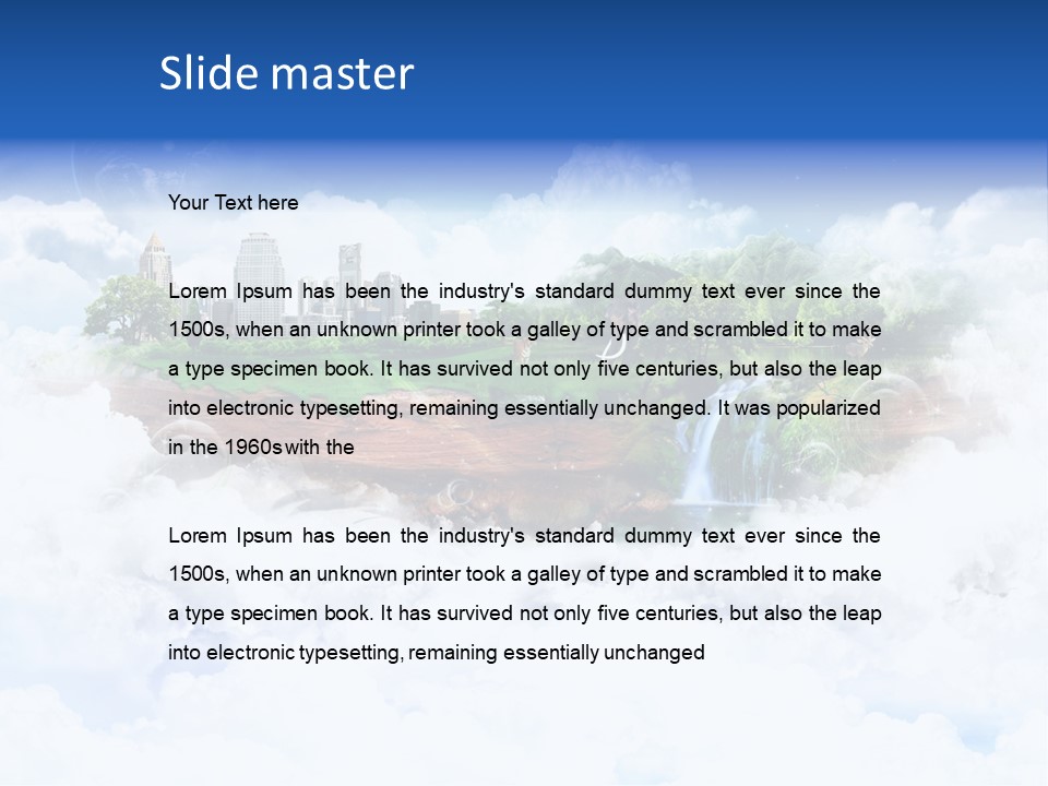 World Concept Planet PowerPoint Template