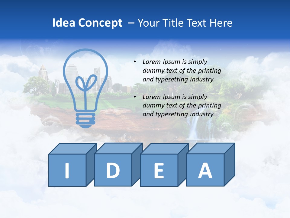 World Concept Planet PowerPoint Template