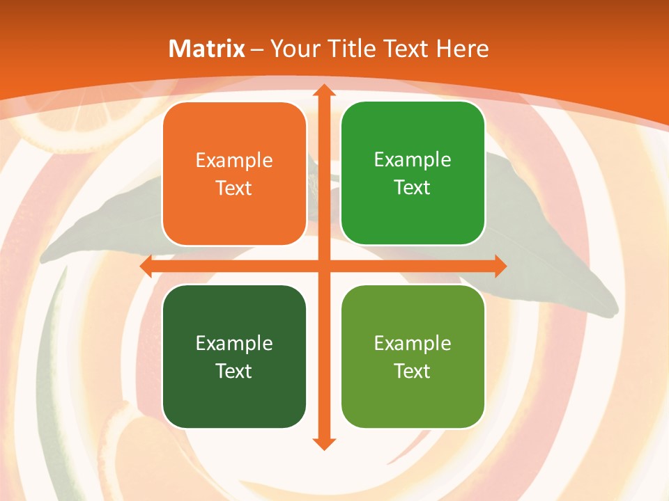 Nature Abstract Food PowerPoint Template