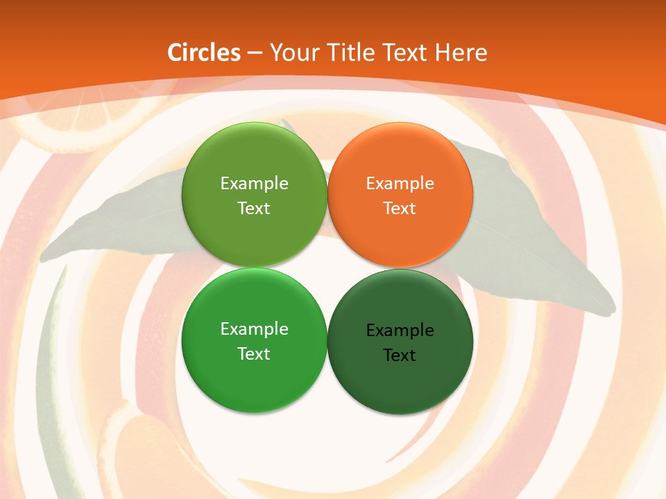 Nature Abstract Food PowerPoint Template