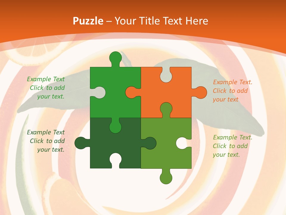 Nature Abstract Food PowerPoint Template