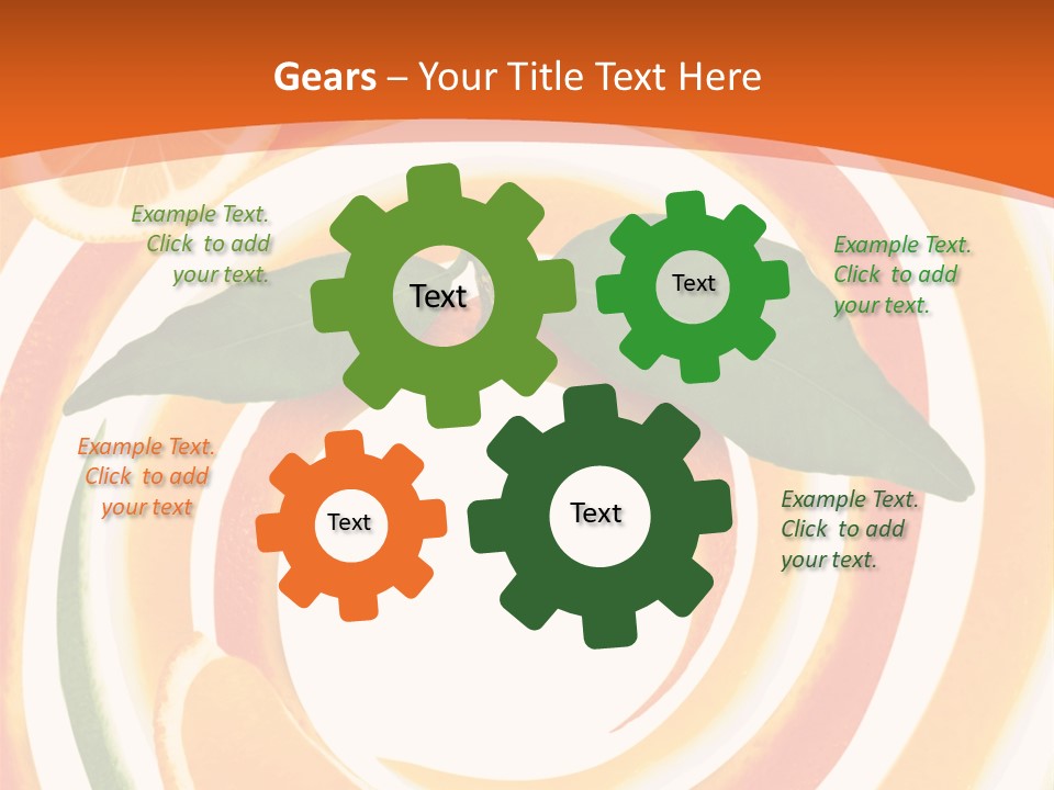 Nature Abstract Food PowerPoint Template