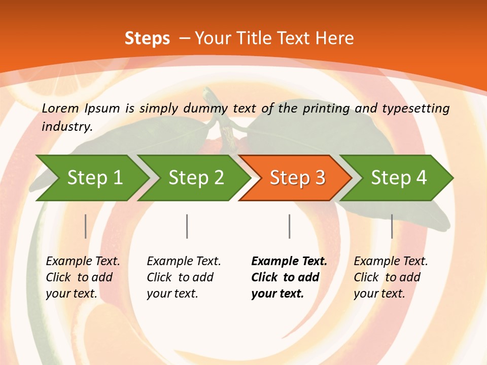 Nature Abstract Food PowerPoint Template