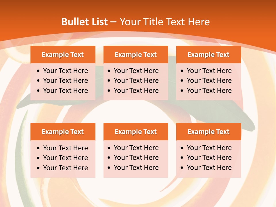 Nature Abstract Food PowerPoint Template