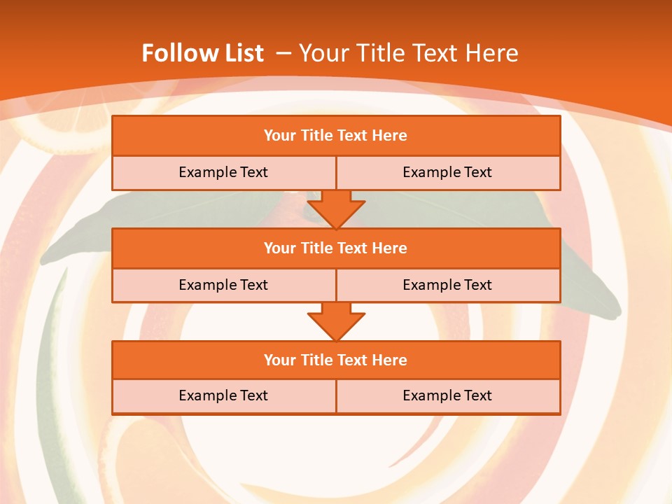 Nature Abstract Food PowerPoint Template