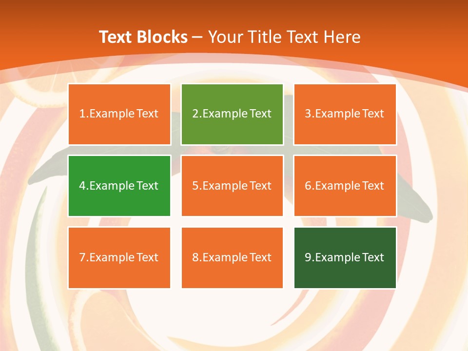 Nature Abstract Food PowerPoint Template