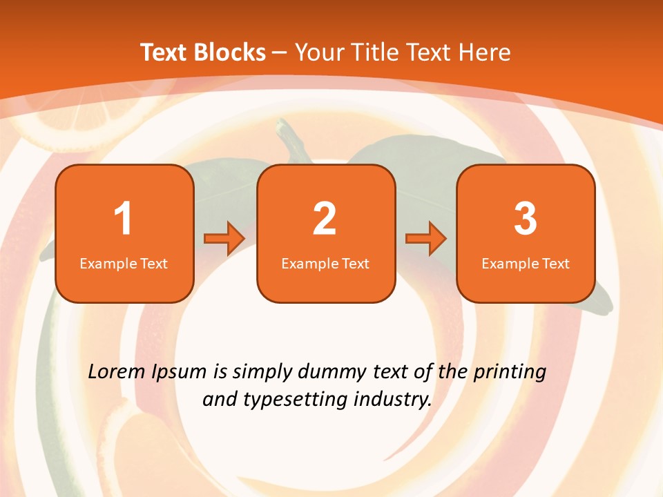Nature Abstract Food PowerPoint Template