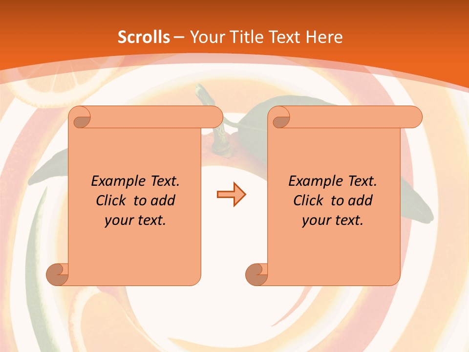 Nature Abstract Food PowerPoint Template