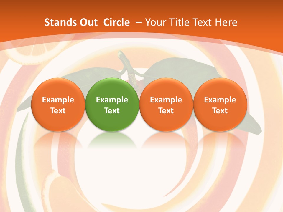 Nature Abstract Food PowerPoint Template