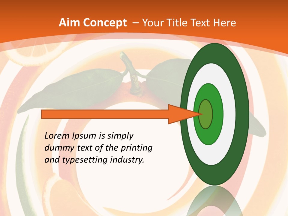 Nature Abstract Food PowerPoint Template