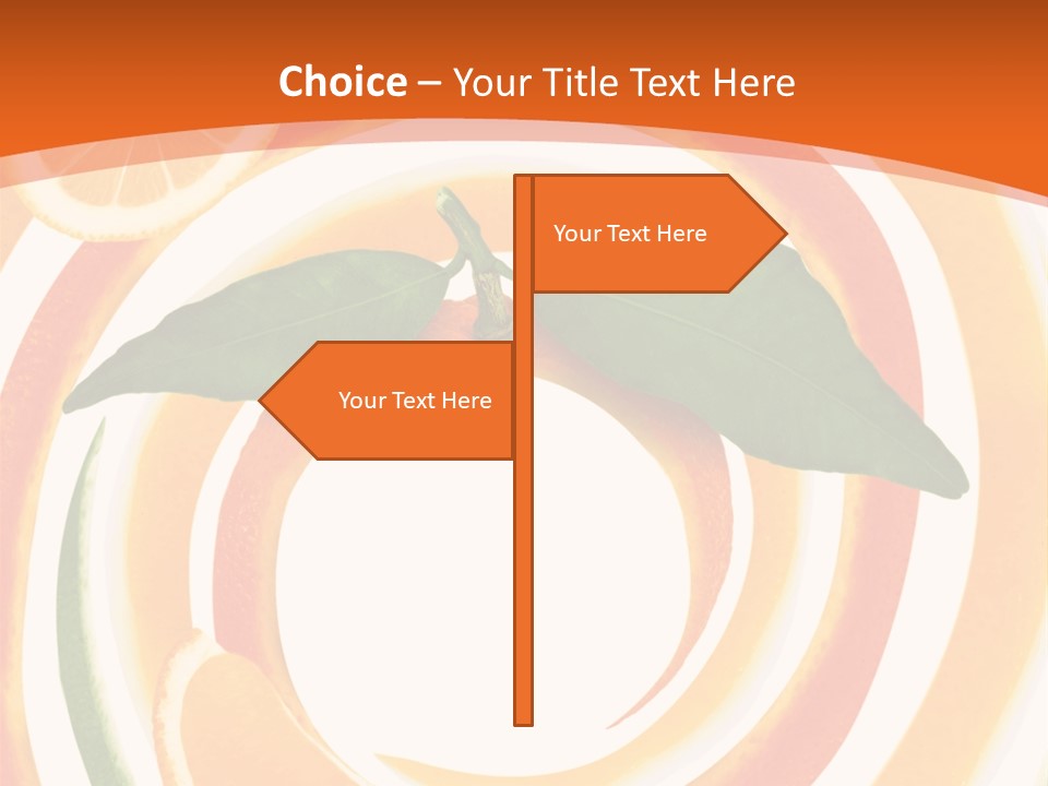 Nature Abstract Food PowerPoint Template