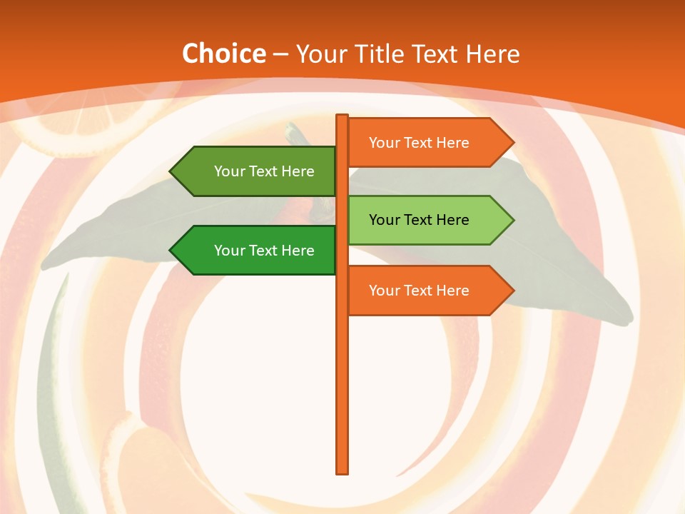 Nature Abstract Food PowerPoint Template